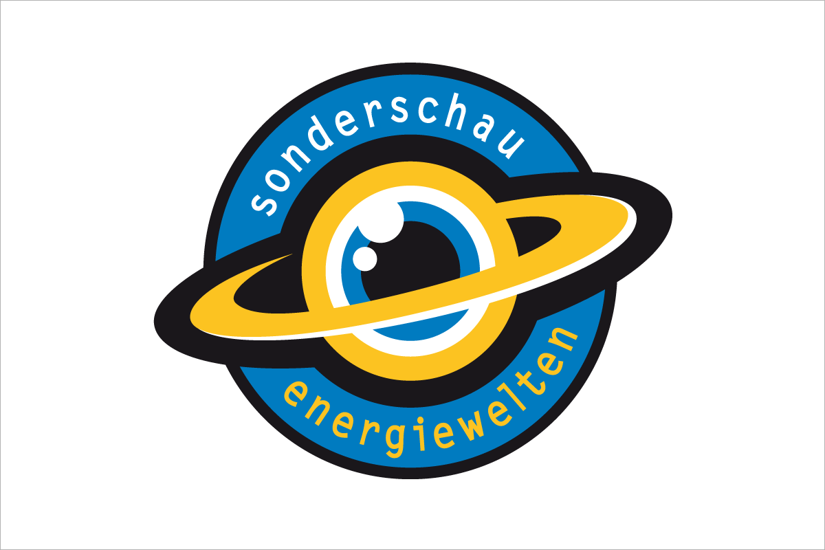 Logo Sonderschau Energiewelten, Goodmood Visuelle Kommunikation Expo Events