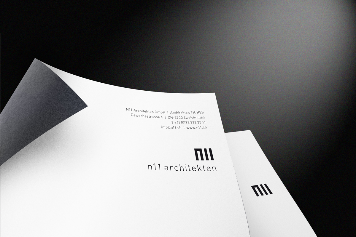 Briefpapier, N11 Architekten GmbH